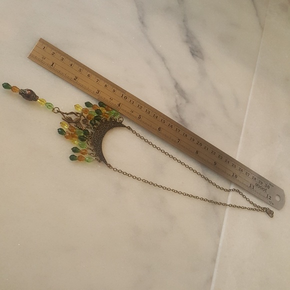 ✔Bronze Boho Hummingbird Bib Necklace - Picture 4 of 4